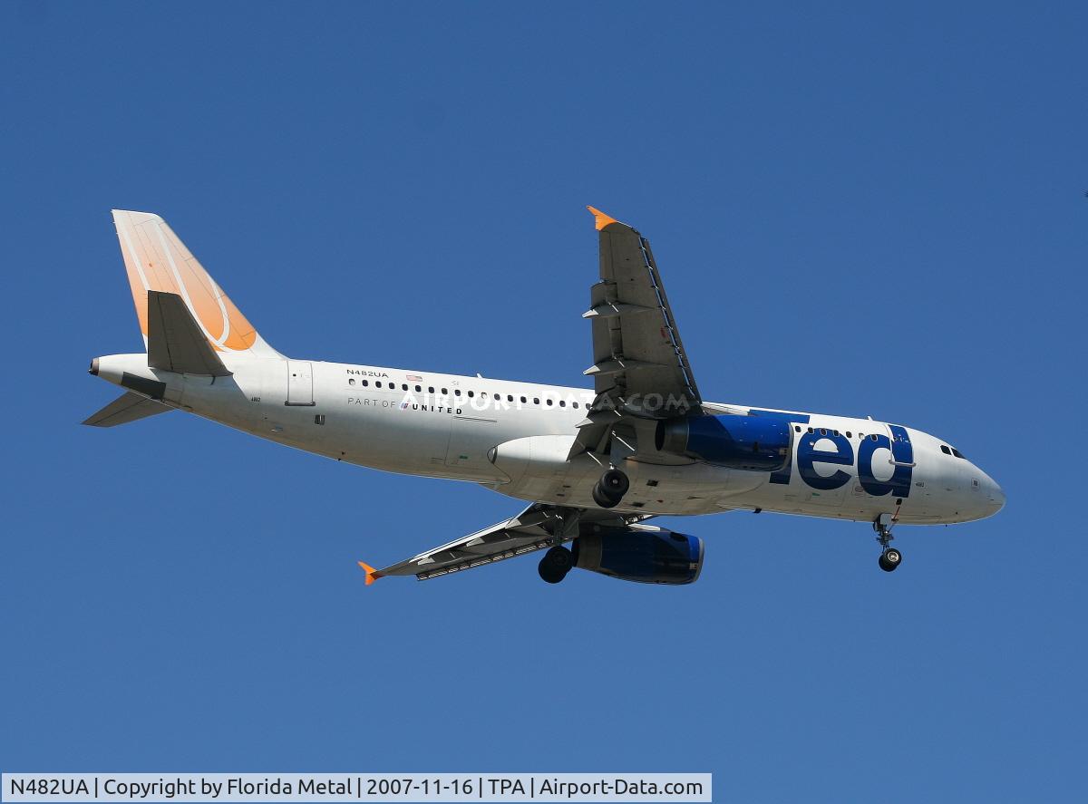 N482UA, 2001 Airbus A320-232 C/N 1584, Ted