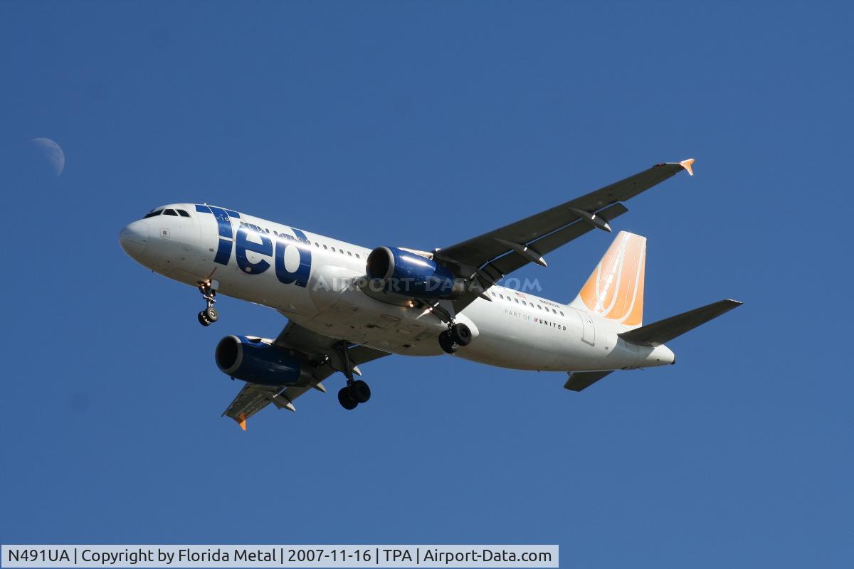 N491UA, 2002 Airbus A320-232 C/N 1741, Ted