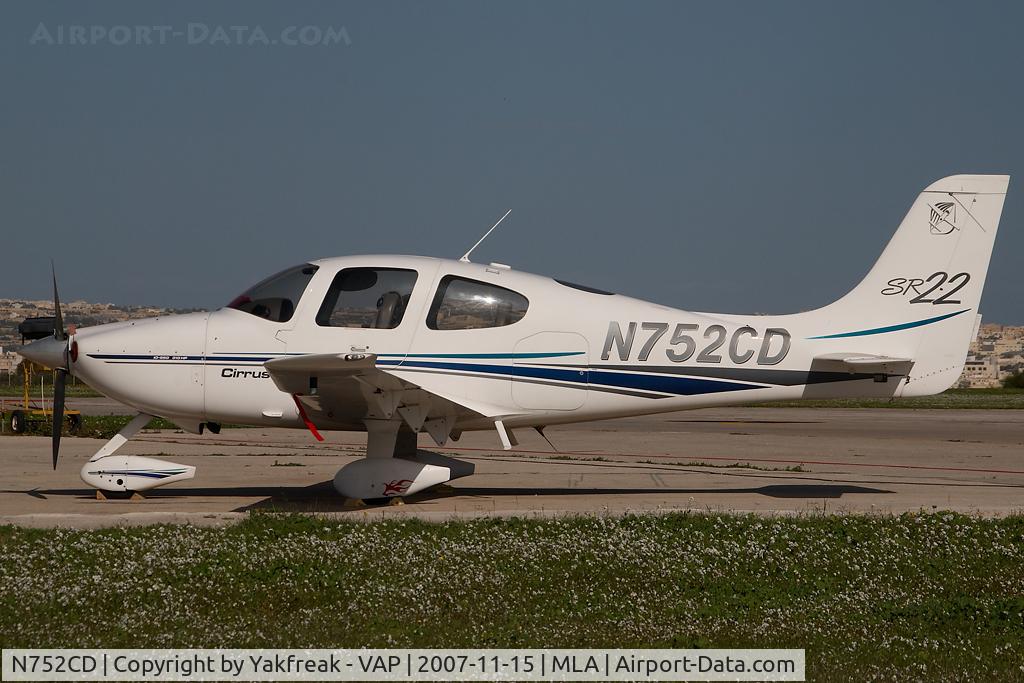 N752CD, 2001 Cirrus SR22 C/N 0052, Cirrus SR22