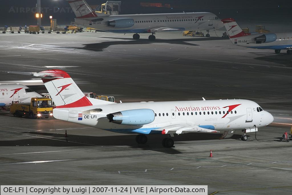 OE-LFI, 1995 Fokker 70 (F-28-0070) C/N 11529, Austrian Arrows Fokker 70