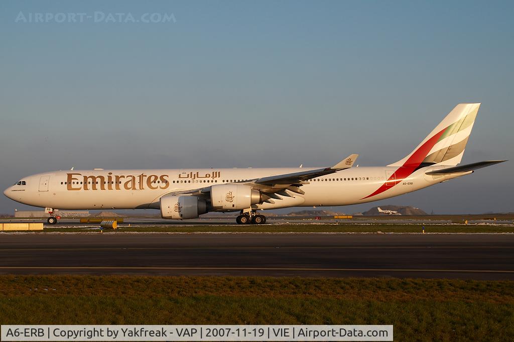 A6-ERB, 2003 Airbus A340-541 C/N 471, Emirates Airbus A340-500