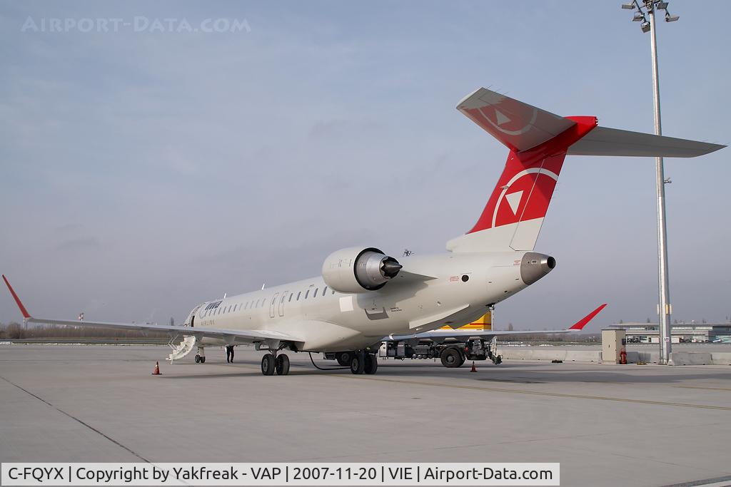 C-FQYX, 2007 Bombardier CRJ-900ER (CL-600-2D24) C/N 15148, Northwest Airlink Canadair Regionaljet 900