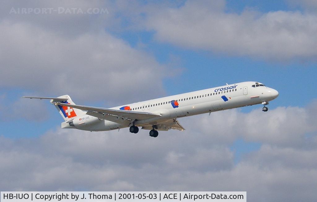 HB-IUO, 1990 McDonnell Douglas MD-83 (DC-9-83) C/N 49857, McDonnell Douglas MD-83