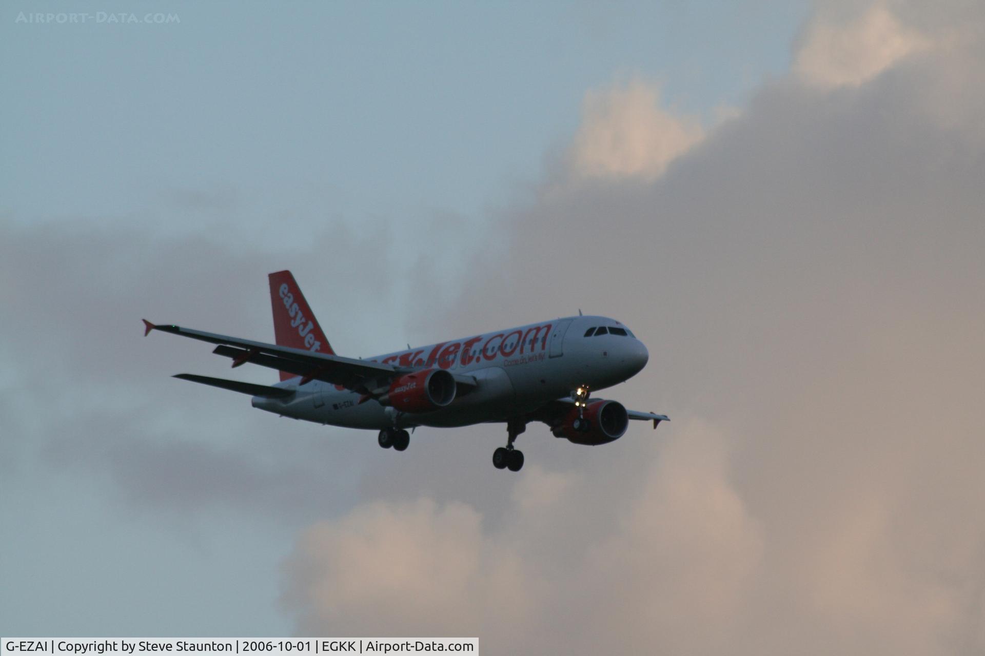 G-EZAI, 2006 Airbus A319-111 C/N 2735, Taken at Gatwick Airport October 2006