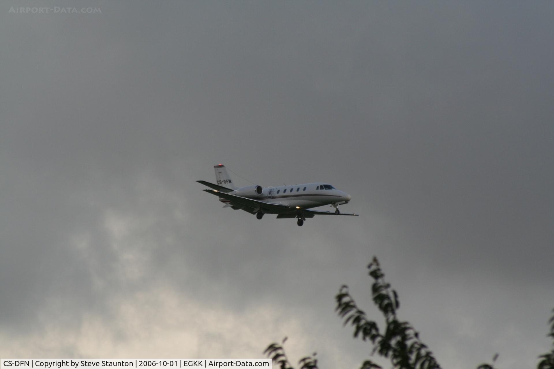 CS-DFN, 2002 Cessna 560XL Citation Excel C/N 560-5283, Taken at Gatwick Airport October 2006