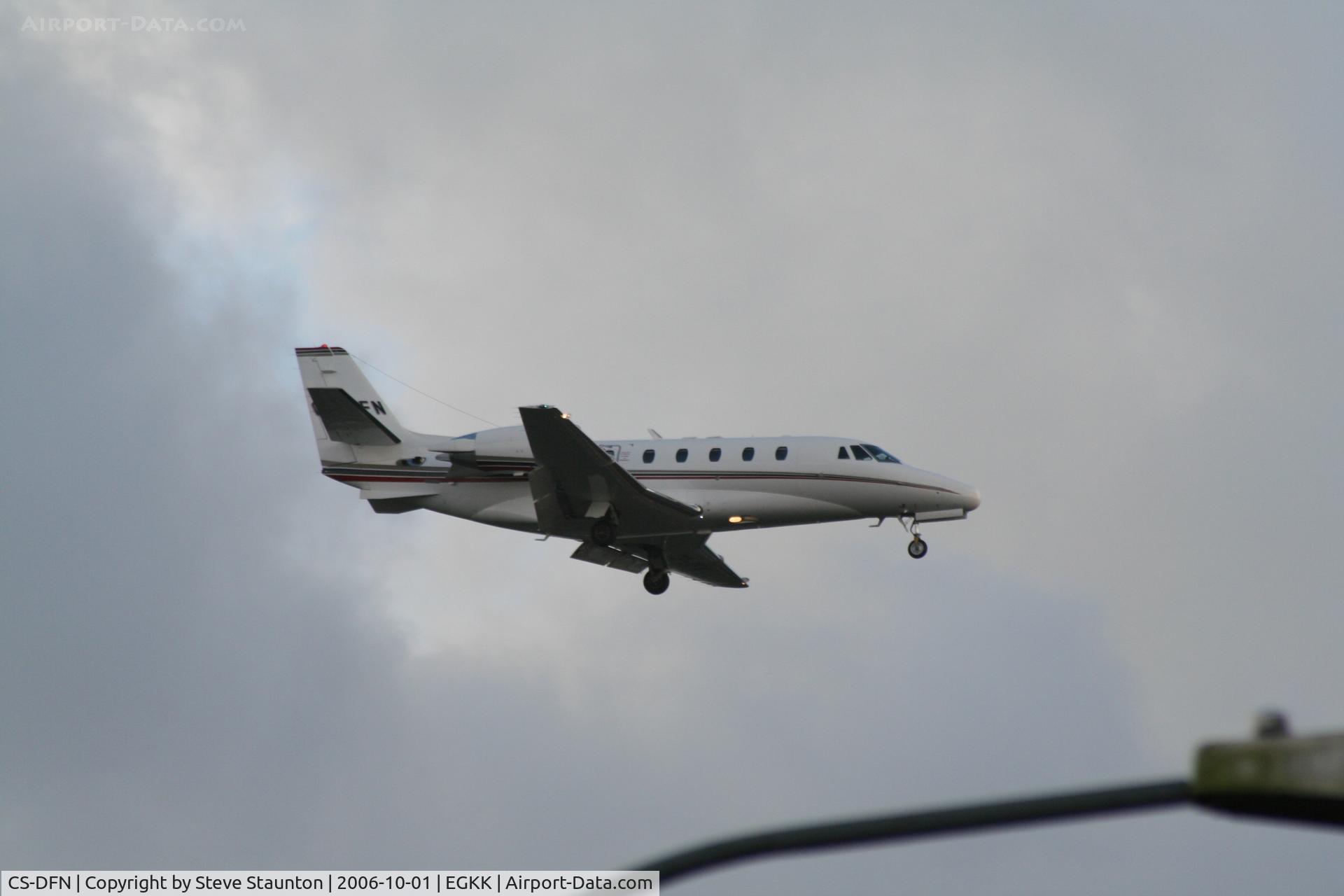 CS-DFN, 2002 Cessna 560XL Citation Excel C/N 560-5283, Taken at Gatwick Airport October 2006