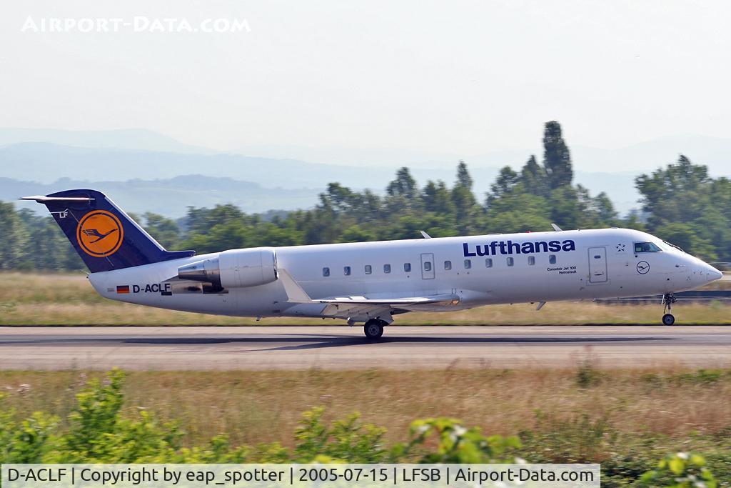 D-ACLF, 1993 Canadair CRJ-100LR (CL-600-2B19) C/N 7015, lanidng on rwy 16