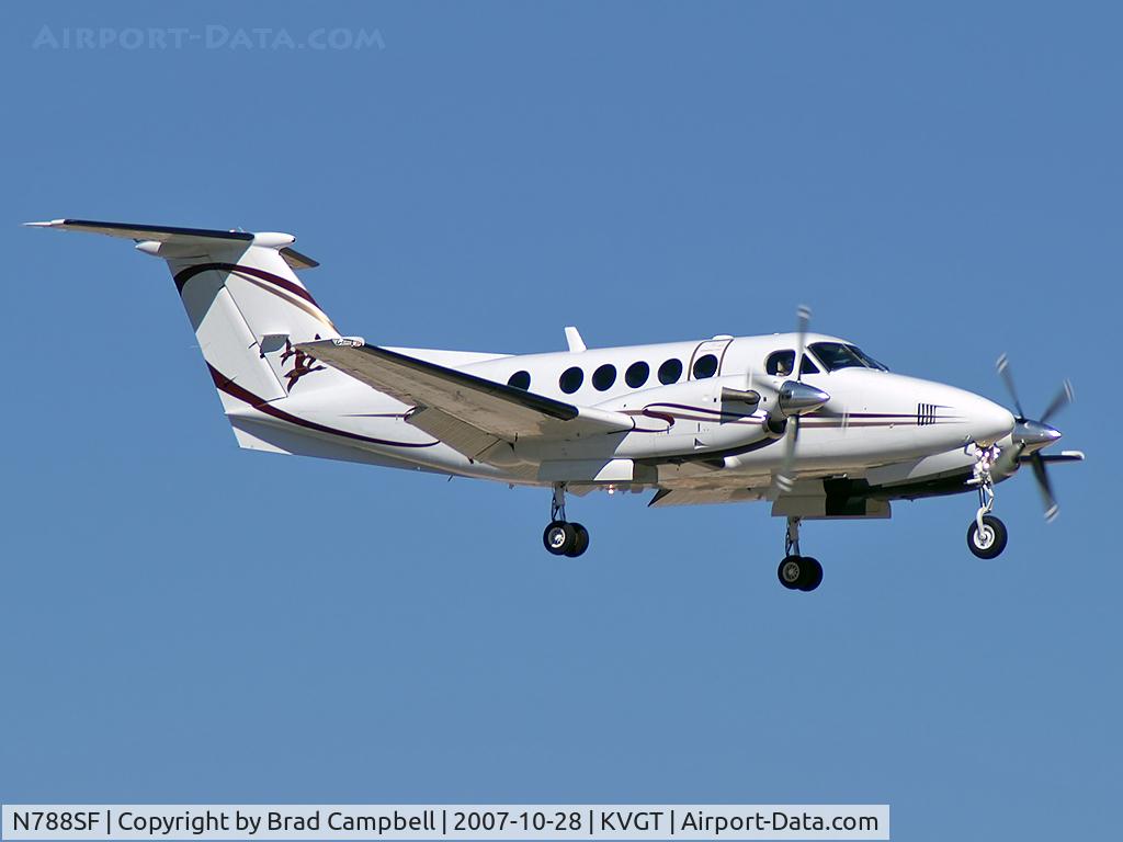 N788SF, Raytheon Aircraft Company B200 C/N BB-1857, Suncrest Farms Inc. - Los Angeles, California / Raytheon Beechcraft King Air B200