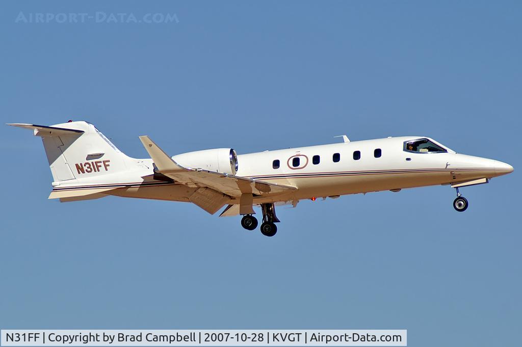 N31FF, Learjet Inc 31A C/N 053, J H Siroonian Inc. - Fresno, California / Learjet Inc 31A