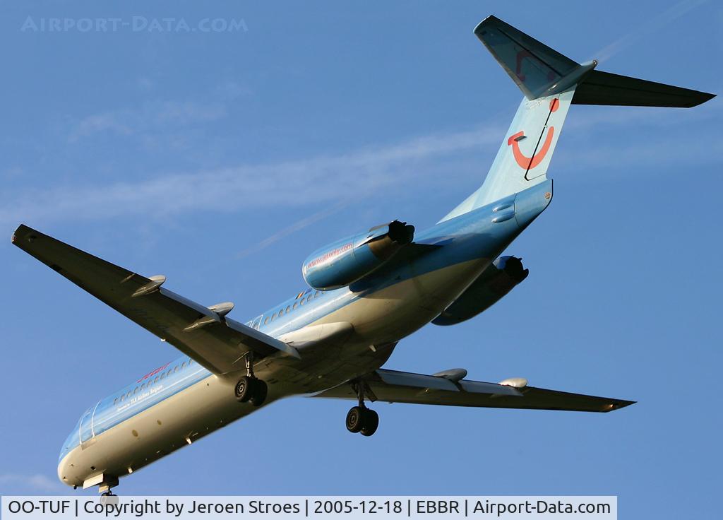OO-TUF, 1991 Fokker 100 (F-28-0100) C/N 11373, ebbr