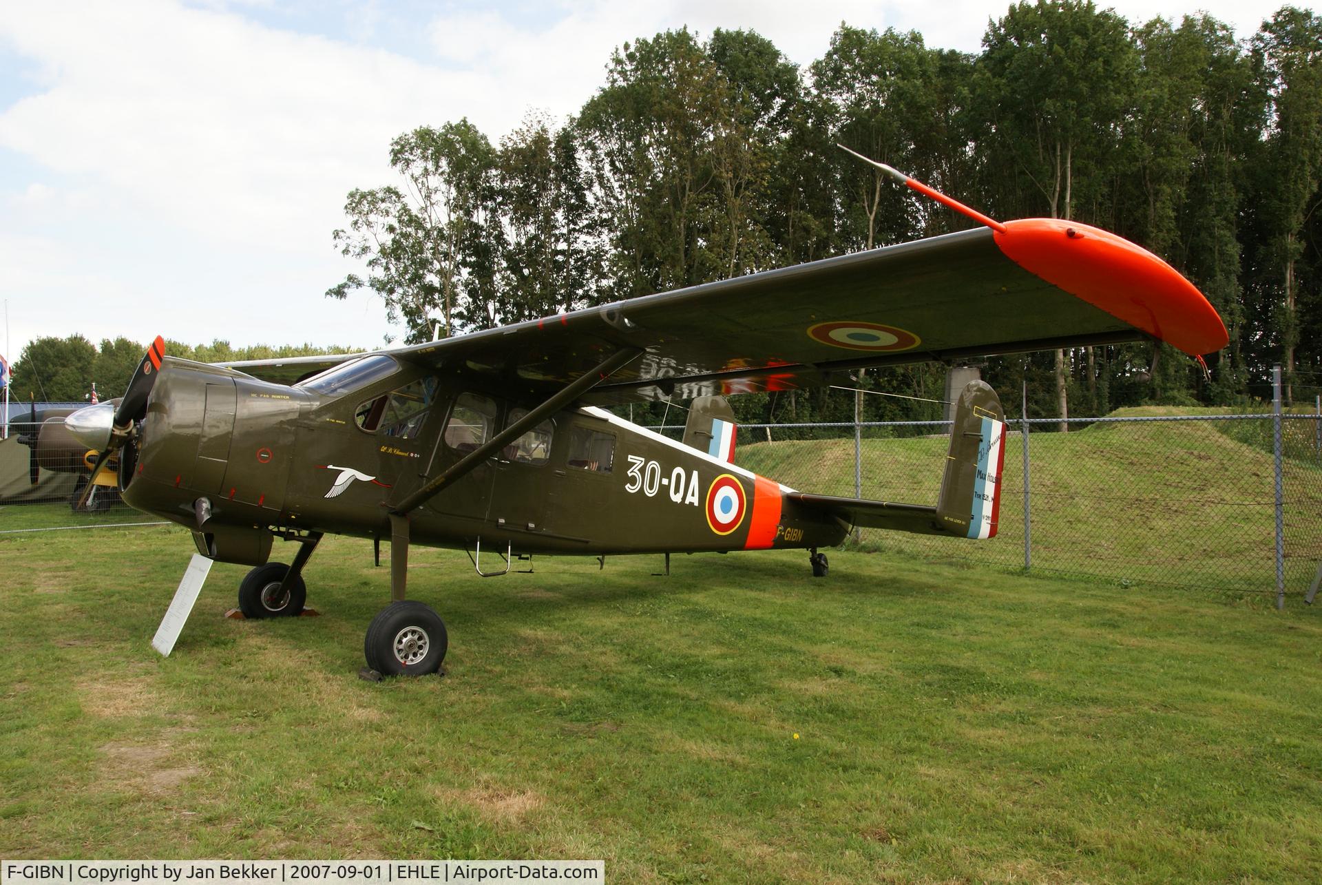 F-GIBN, Max Holste MH-1521M Broussard C/N 317, Vliegveld Lelystad