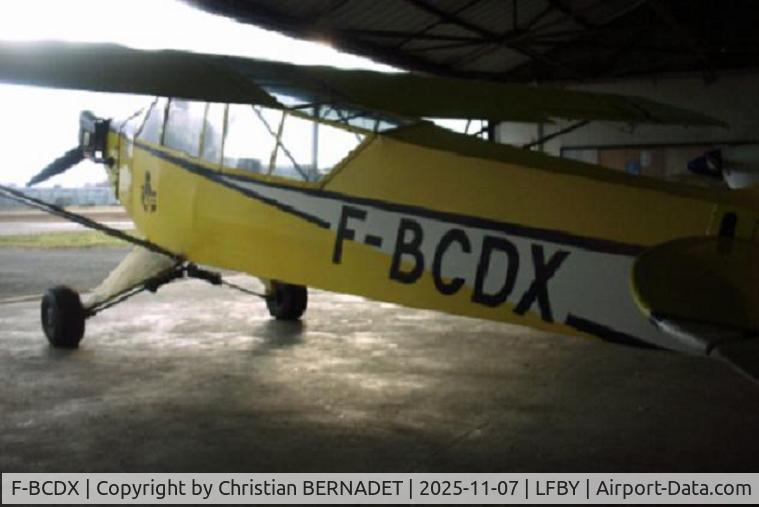 F-BCDX, Piper L-4A Grasshopper (O-59A / J3C-65) C/N 10528, Avion de l'aÃ©ro-club de DAX (FRANCE)