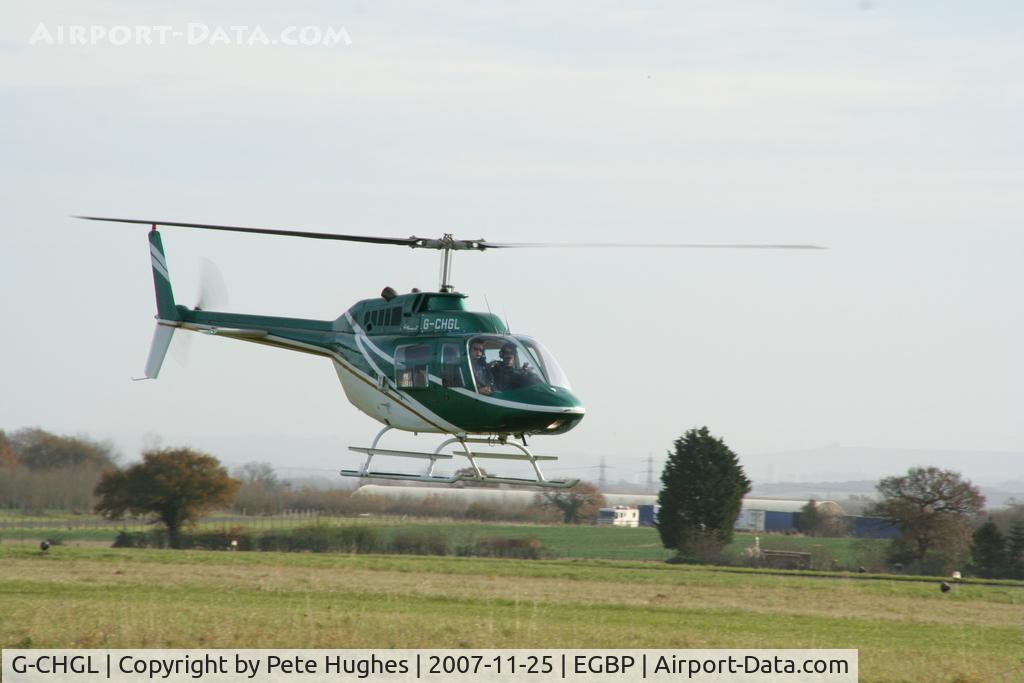 G-CHGL, 1975 Bell 206B JetRanger II C/N 1669, G-CHGL JetRanger at Kemble