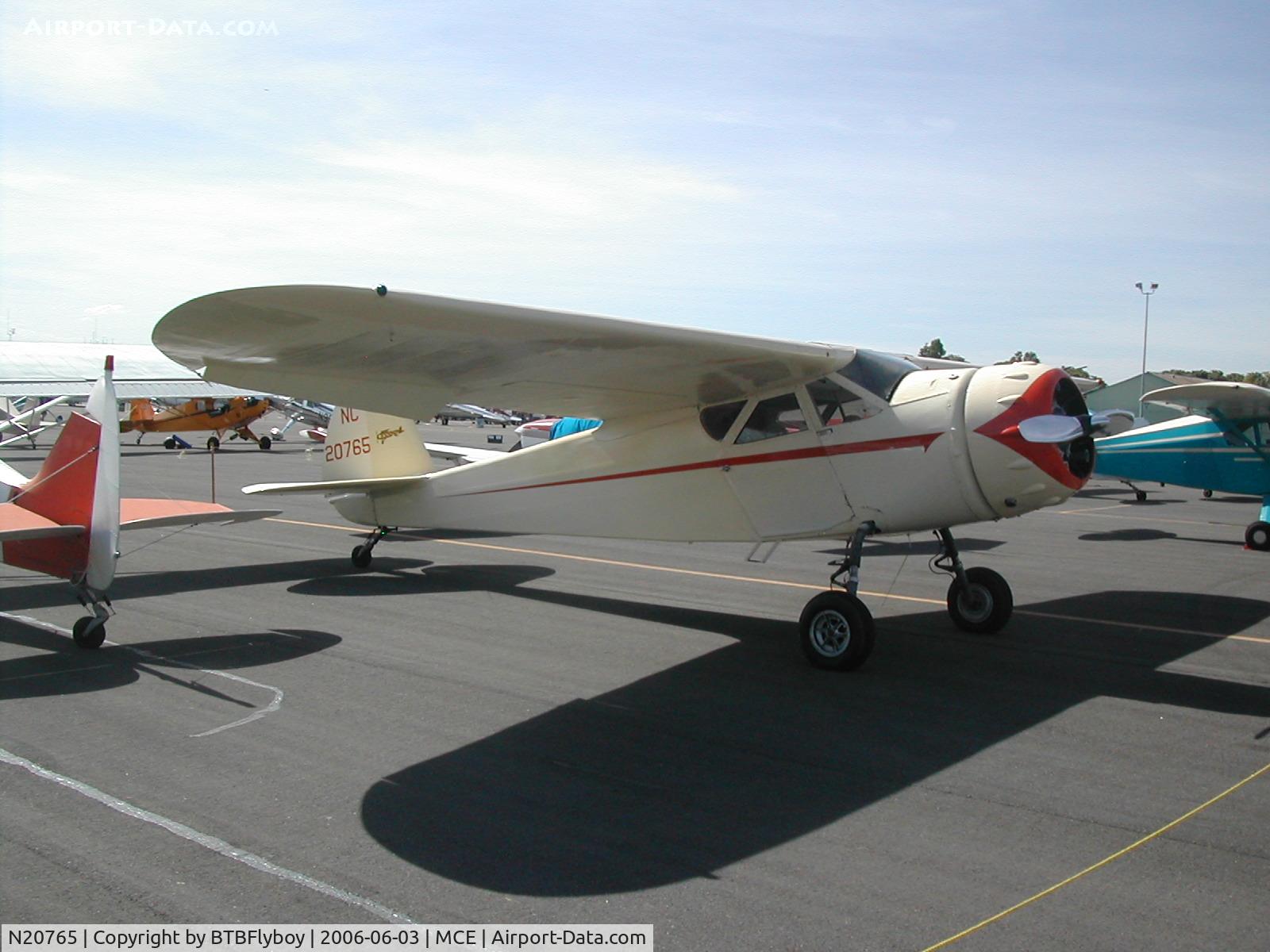 N20765, 1939 Cessna C-165 Airmaster C/N 479, Cessna 