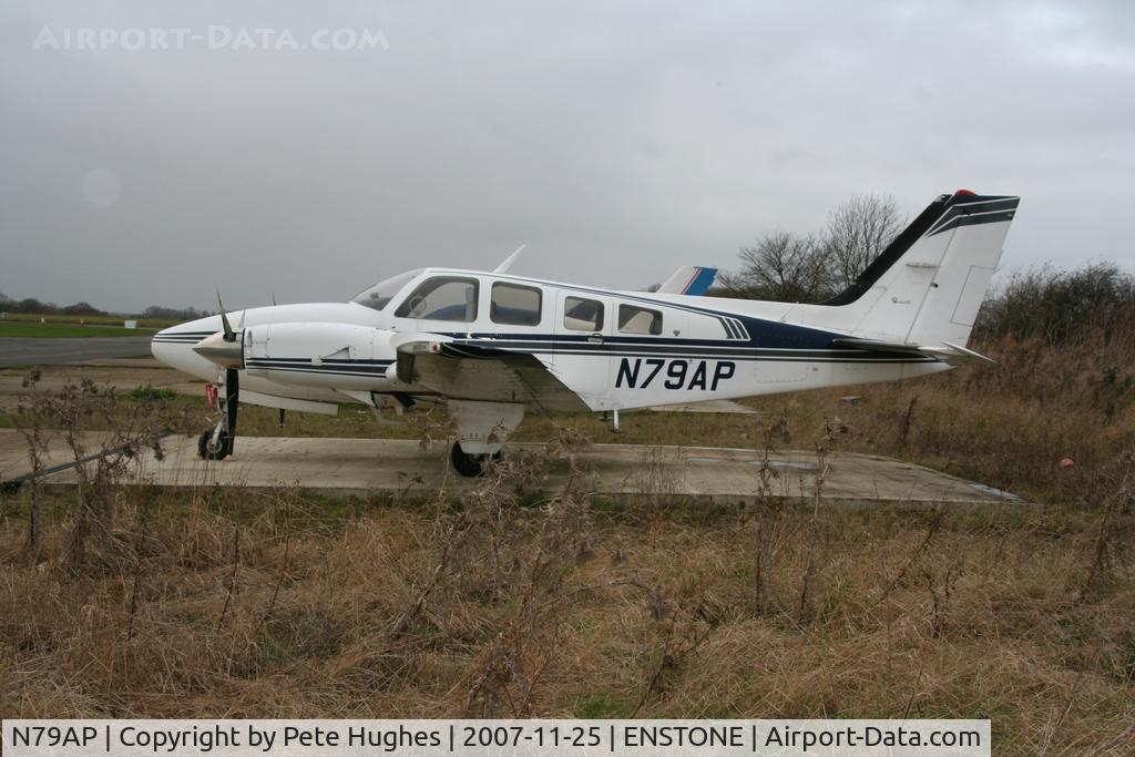 N79AP, 1979 Beech 58P Baron C/N TJ-206, N79AP Baron at Enstone