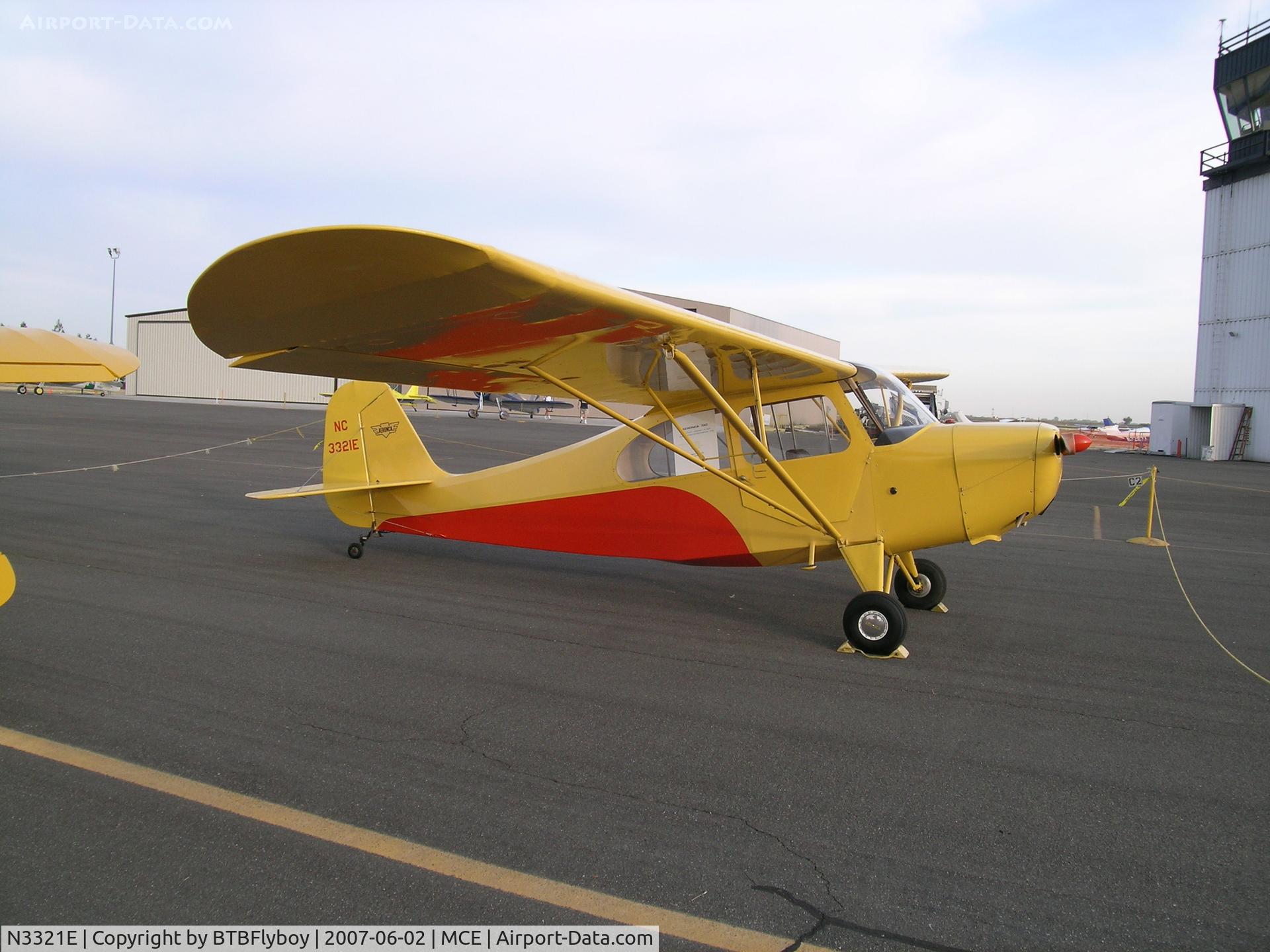 N3321E, 1947 Aeronca 7AC Champion C/N 7AC-6770, A pretty Aeronca Champ at the 2007 Merced Antique Fly-in