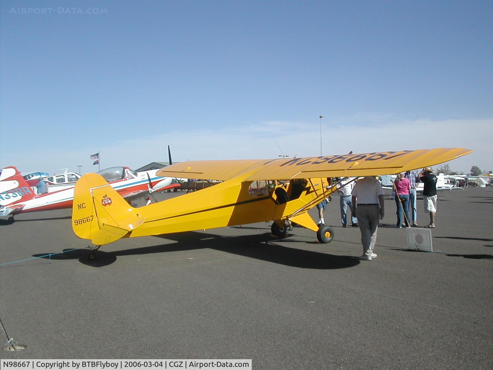 N98667, 1946 Piper J3C-65 Cub C/N 18896, photo taken at the 2006 Cactus AAA Fly-in in Casa Grande, AZ