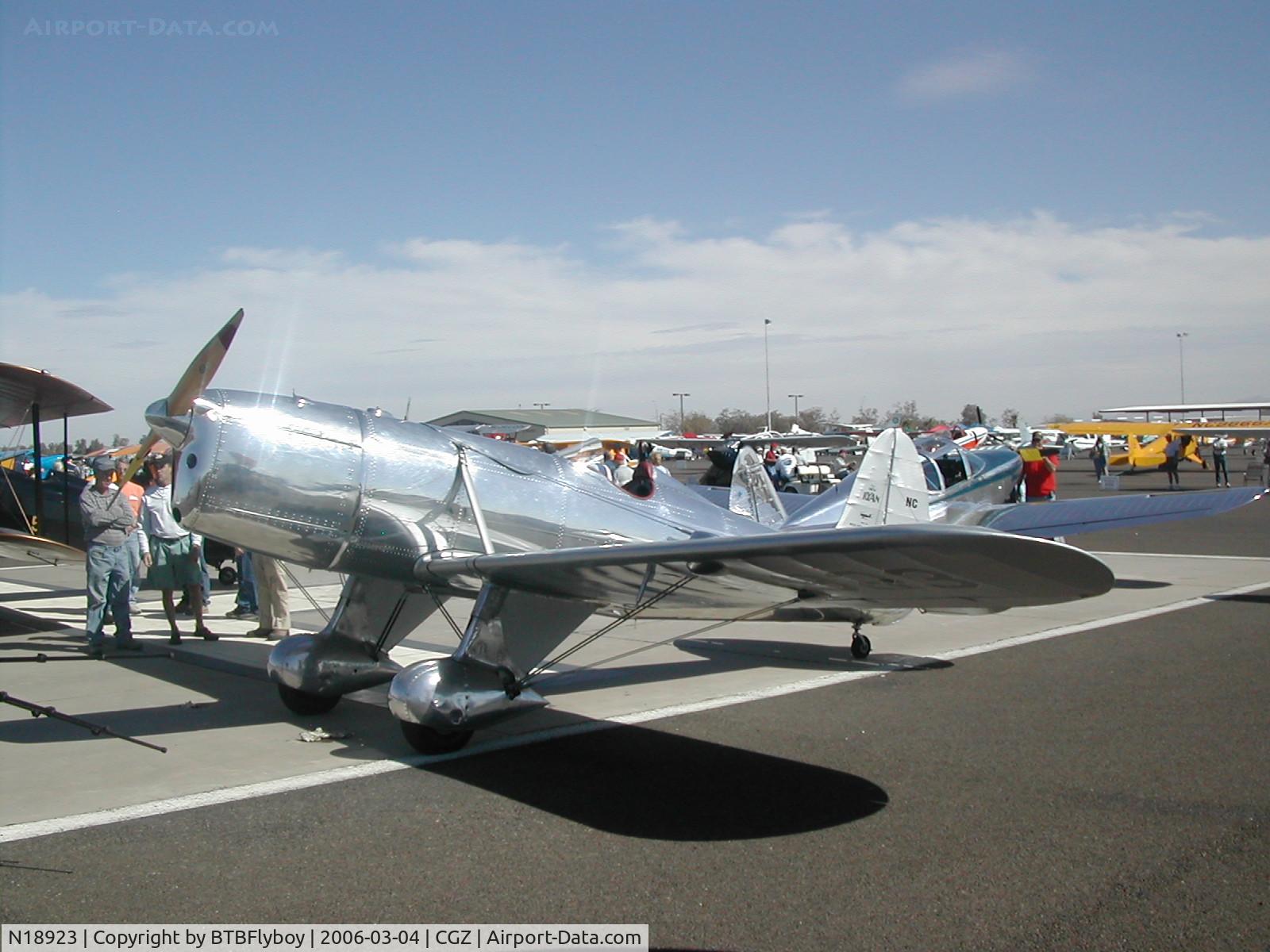 N18923, 1939 Ryan Aeronautical ST-A C/N 322, photo taken at the 2006 Cactus AAA Fly-in in Casa Grande, AZ