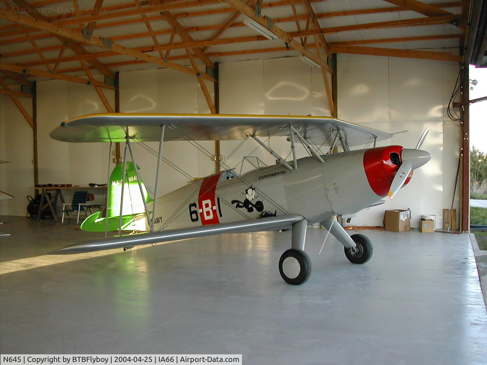 N645, 1981 Marquart MA-5 Charger C/N 120, Safe in it's new home at Nash Field Indianola, IA