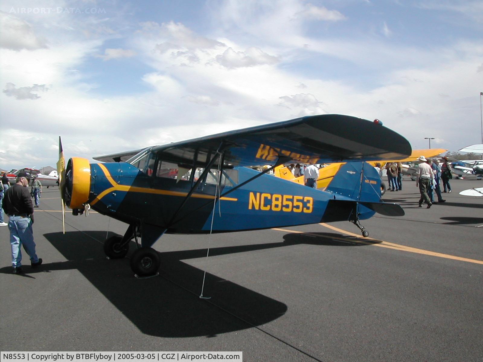 N8553, 1937 Rearwin 9000-L C/N 565D, photo taken at the 2005 Cactus AAA Fly-in Casa Grande, AZ