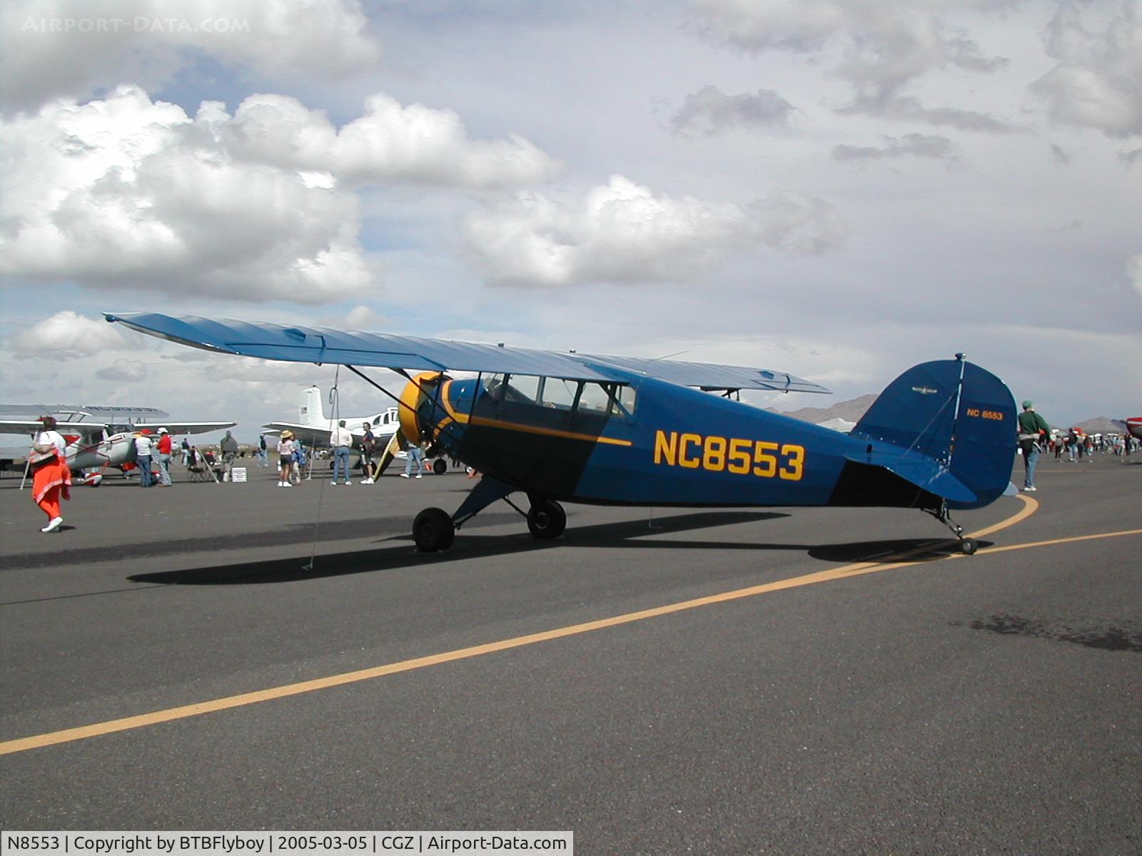 N8553, 1937 Rearwin 9000-L C/N 565D, photo taken at the 2005 Cactus AAA Fly-in Casa Grande, AZ