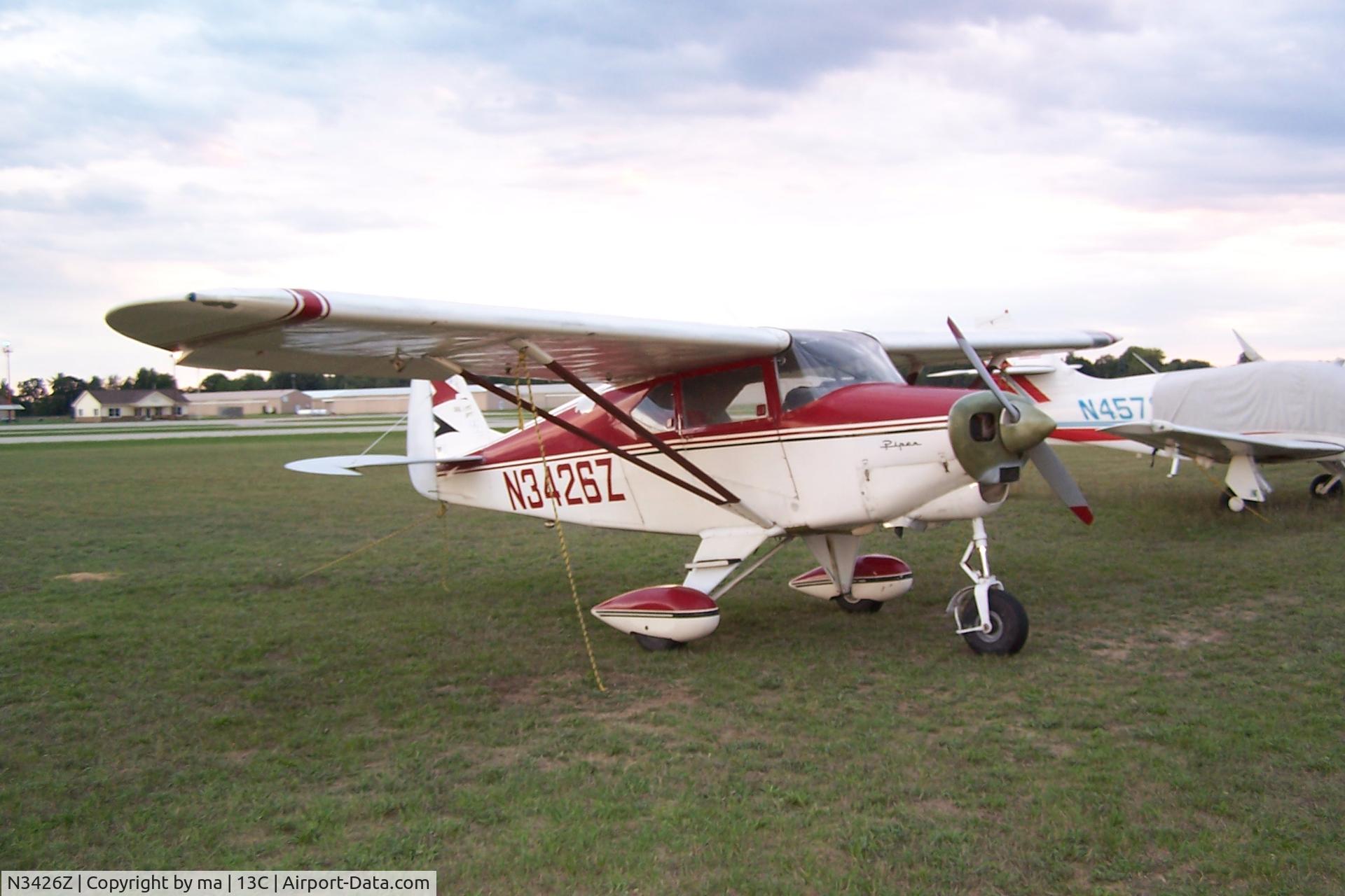 N3426Z, 1960 Piper PA-22-160 Tri Pacer C/N 22-7339, month before being totaled