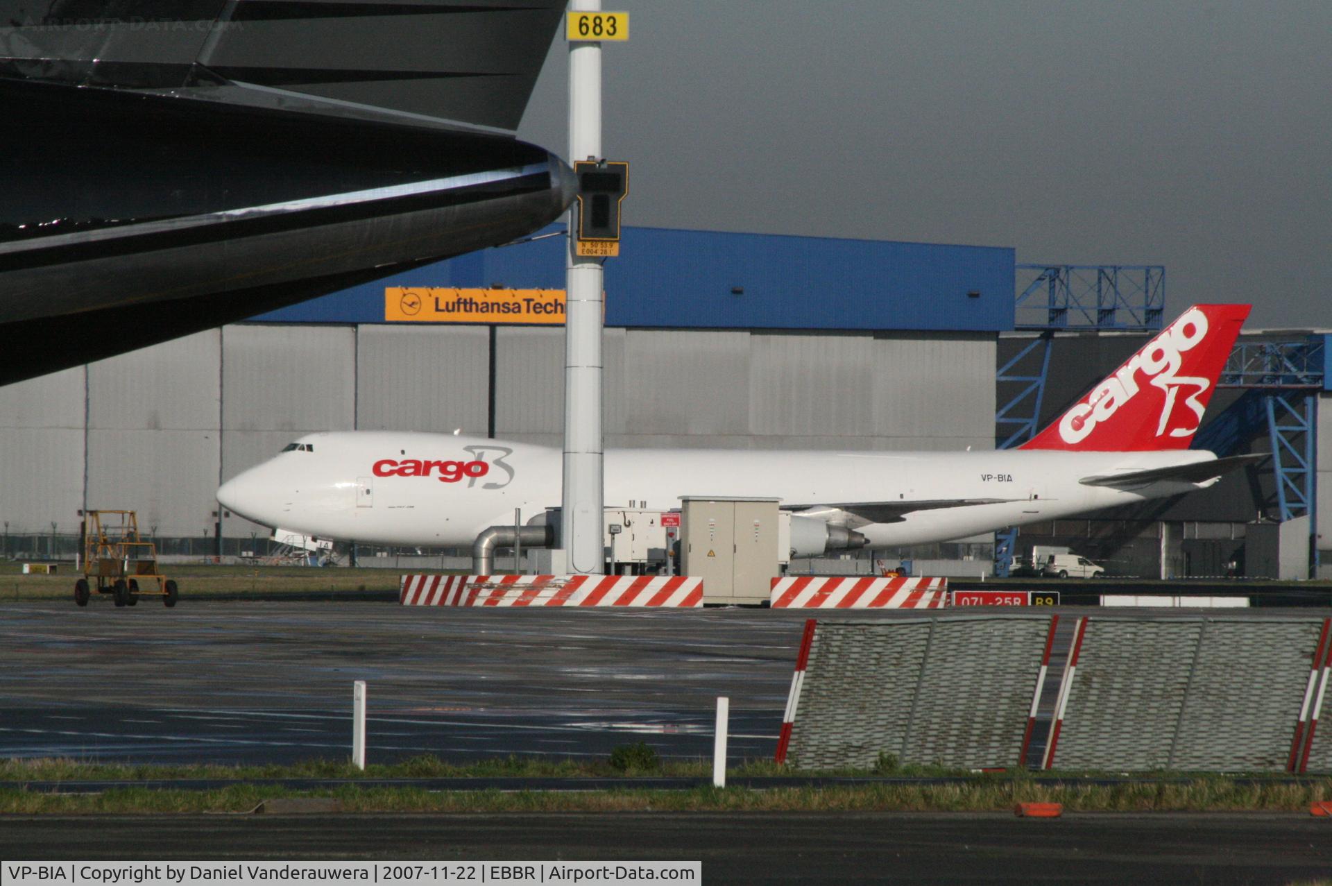 VP-BIA, 1981 Boeing 747-243F C/N 22545, now flying for new Belgian freight start-up Cargo B Airlines