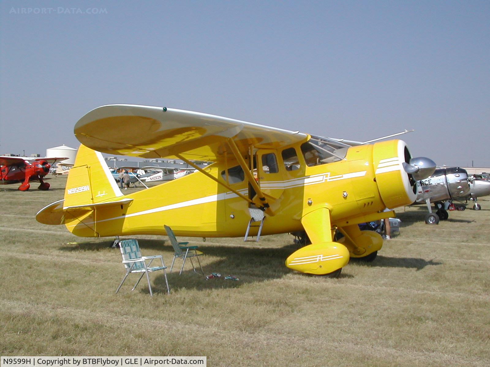 N9599H, 1943 Howard Aircraft DGA-15P C/N 733, Taken during the Texas AAA Fly-in