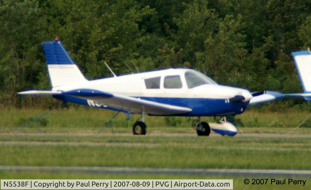 N5538F, 1968 Piper PA-28-140 C/N 28-24937, No wheel pants! Is that indecent?