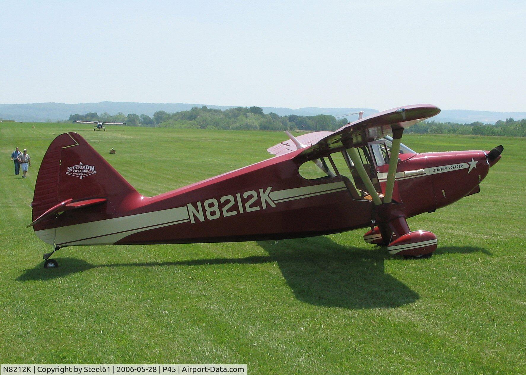 N8212K, 1946 Stinson 108-1 Voyager C/N 108-1212, Taken at a fly-in in 2006