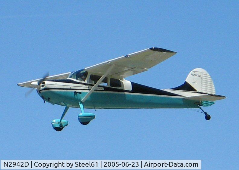 N2942D, 1955 Cessna 170B C/N 26885, Taken at Sentimental Journey Fly-in