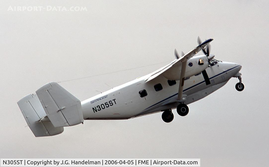 N305ST, 2004 PZL-Mielec M-28-05 Skytruck C/N AJE003-05, Take off at Tipton Field, Odenton MD