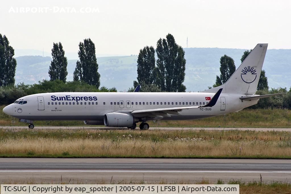 TC-SUG, 2002 Boeing 737-8CX C/N 32365, taxi on bravo