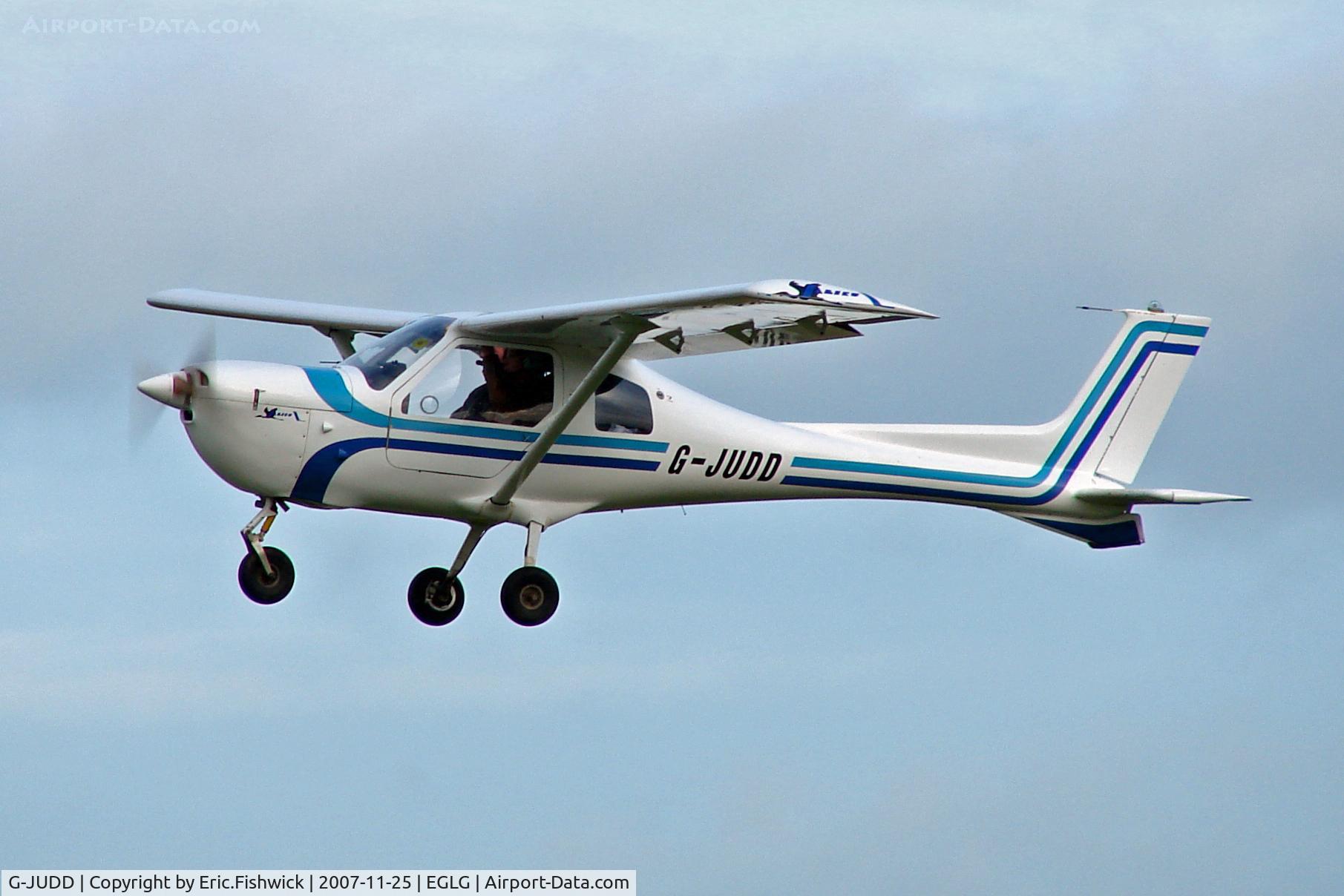 G-JUDD, 2000 Jabiru UL-450 C/N PFA 274A-13570, 4. G-JUDD leaving Panshanger airfield.