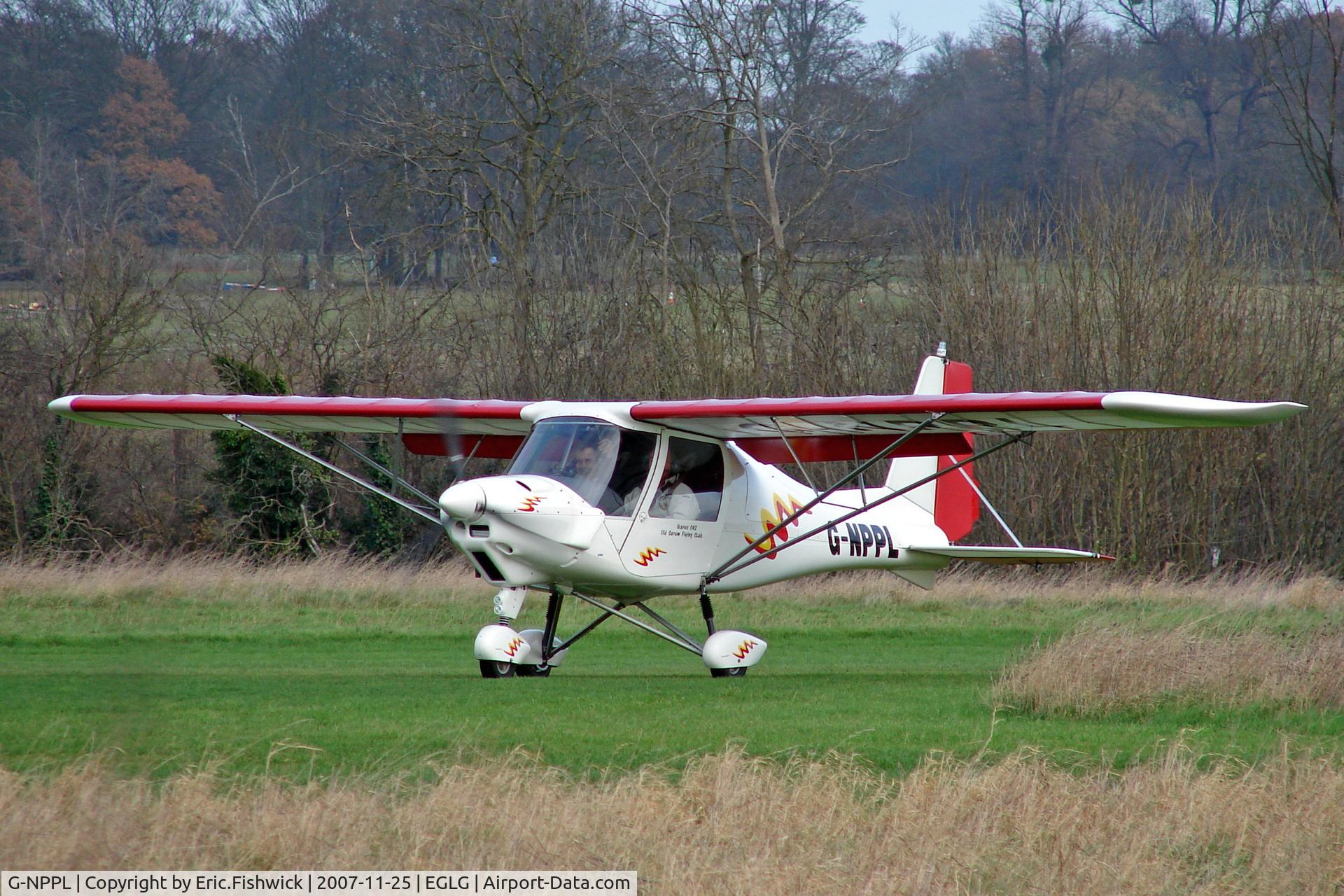 G-NPPL, 2003 Comco Ikarus C42 FB100 C/N 0307-6543, 3. G-NPPL visiting Panshanger airfield.