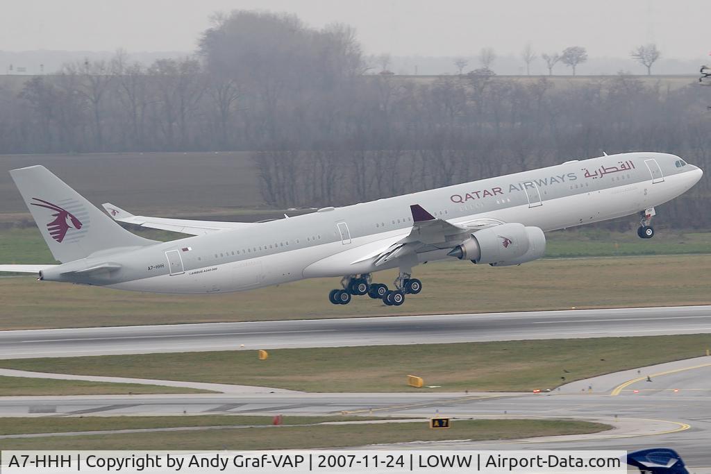 A7-HHH, 2003 Airbus A340-541 C/N 495, Qatar Airways A340-500