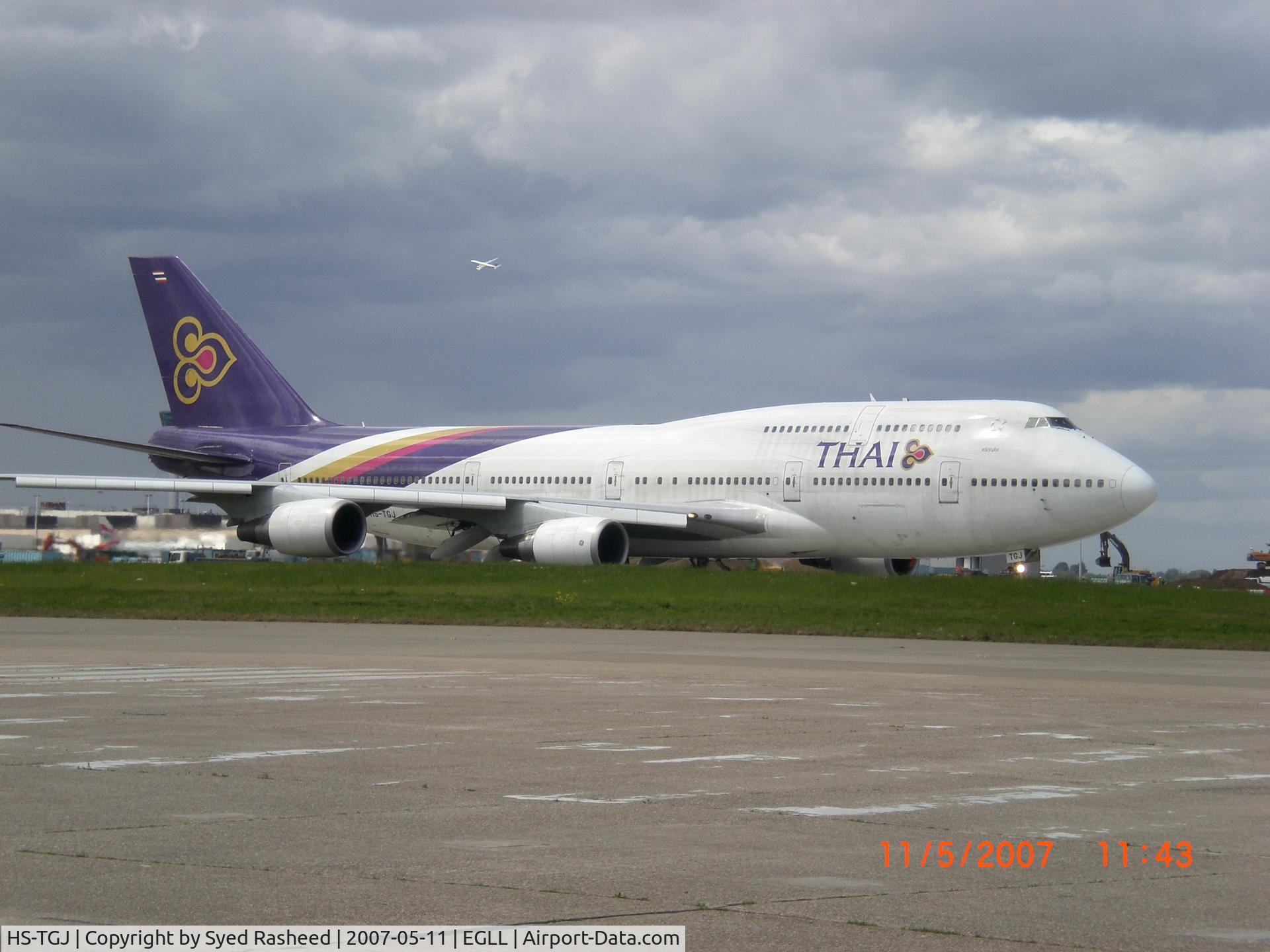HS-TGJ, 1990 Boeing 747-4D7 C/N 24459, B744 Thai Air