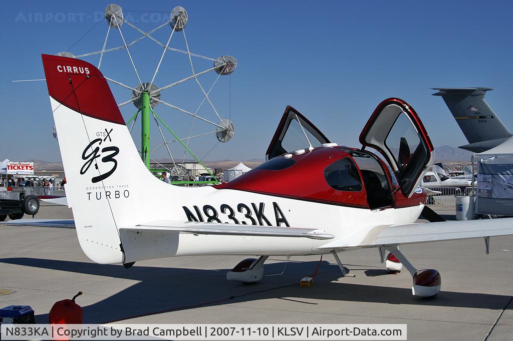 N833KA, 2007 Cirrus SR22 G3 GTS Turbo C/N 2668, Privately Owned - Las Vegas, Nevada / Cirrus Design Corp SR22