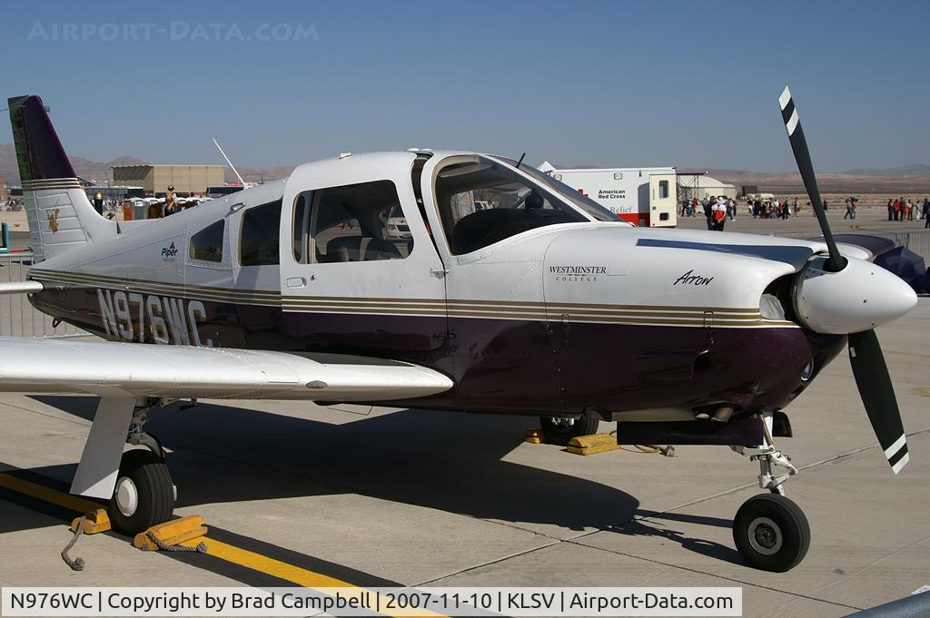 N976WC, 2001 Piper PA-28R-201 Cherokee Arrow III C/N 2844052, Westminster College - Salt Lake City, Utah / 2001 Piper PA-28R-201