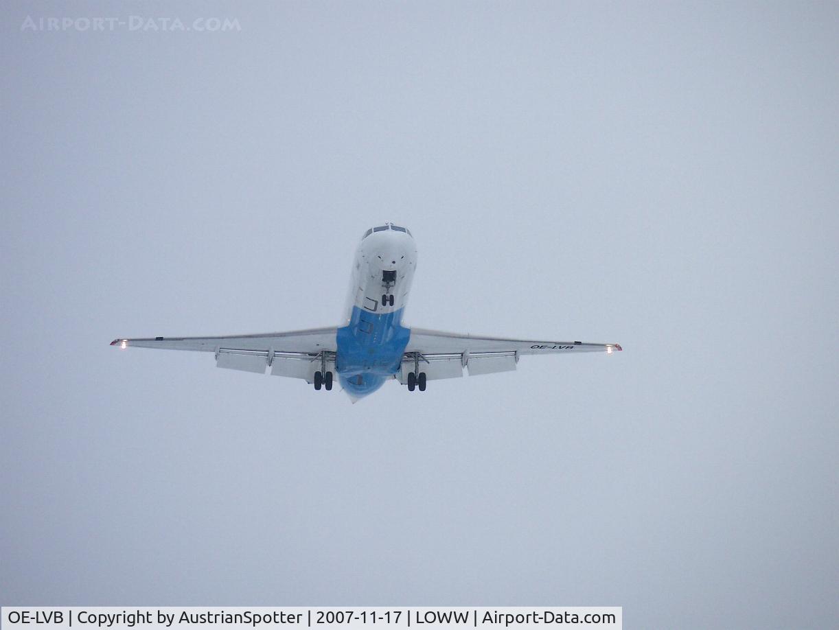 OE-LVB, 1994 Fokker 100 (F-28-0100) C/N 11502, Austrian Arrows