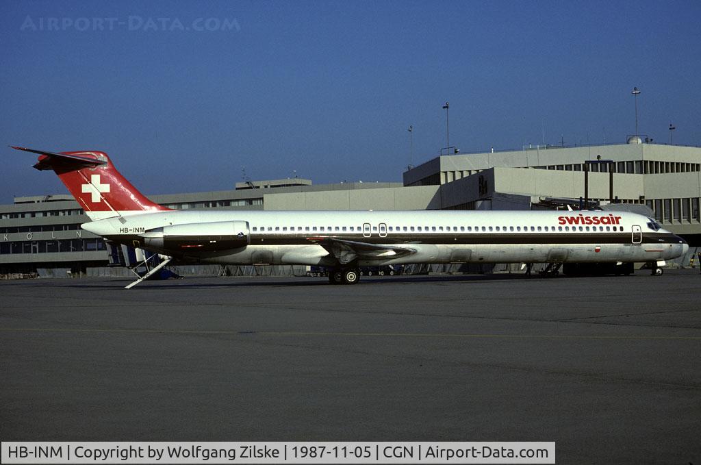 HB-INM, 1981 McDonnell Douglas MD-81 (DC-9-81) C/N 48011, visitor