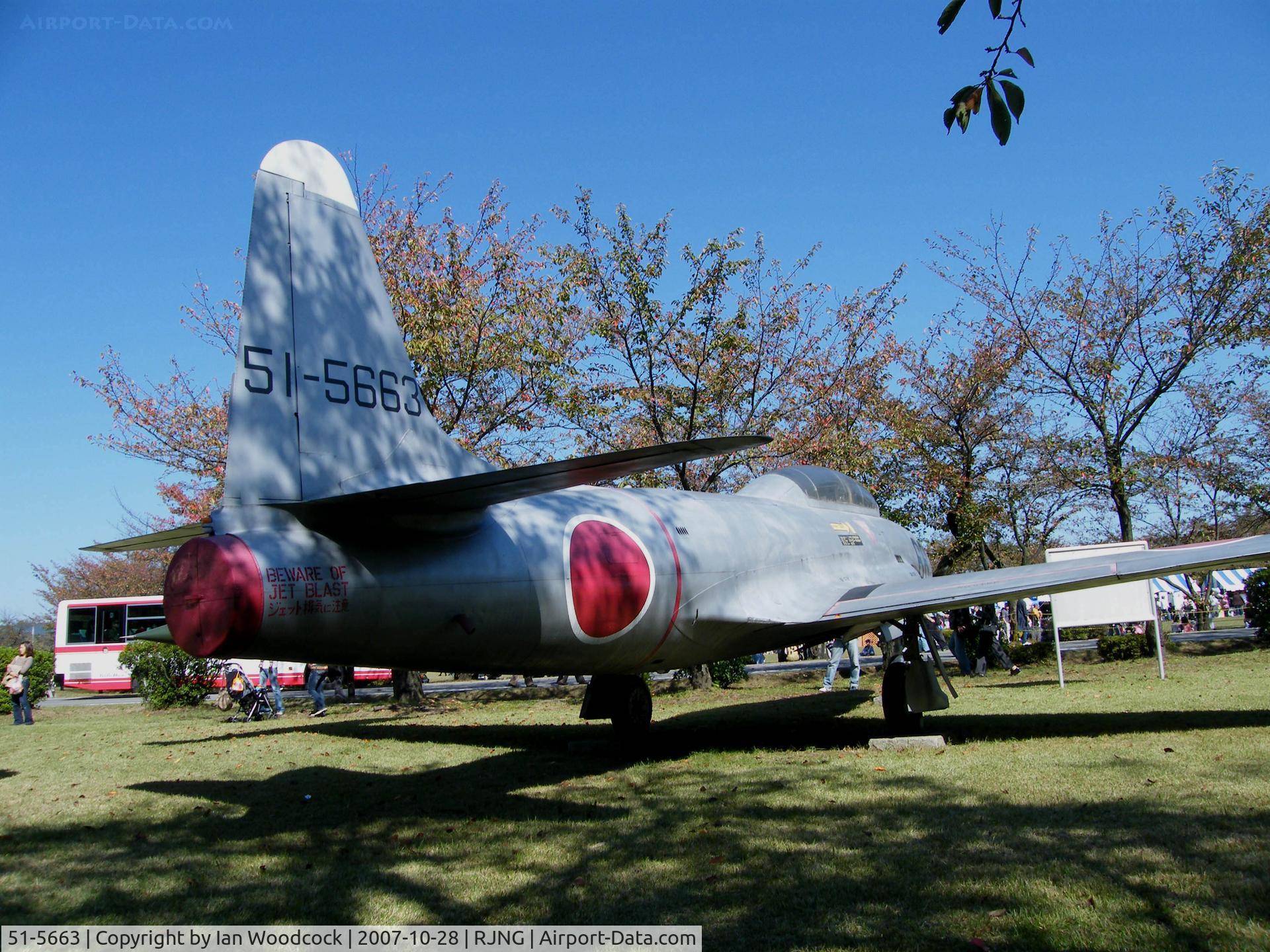 51-5663, Lockheed F-94C Starfire C/N 880-8259, T-33A/Gifu AB,Preserved.