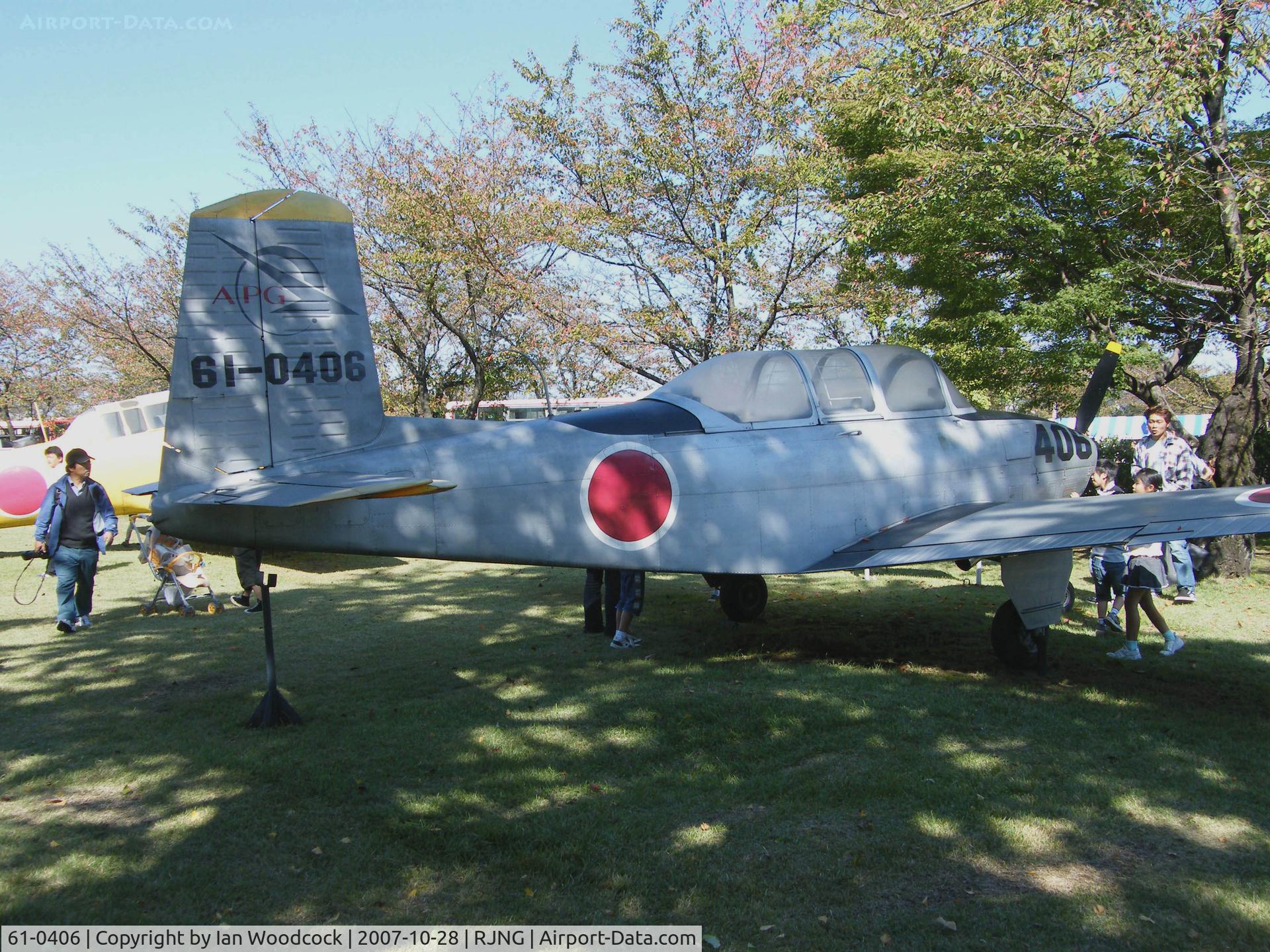61-0406, Beech (Fuji) T-34A (B45) Mentor C/N FM-46, Fuji T-34A/Gifu AB,Preserved.