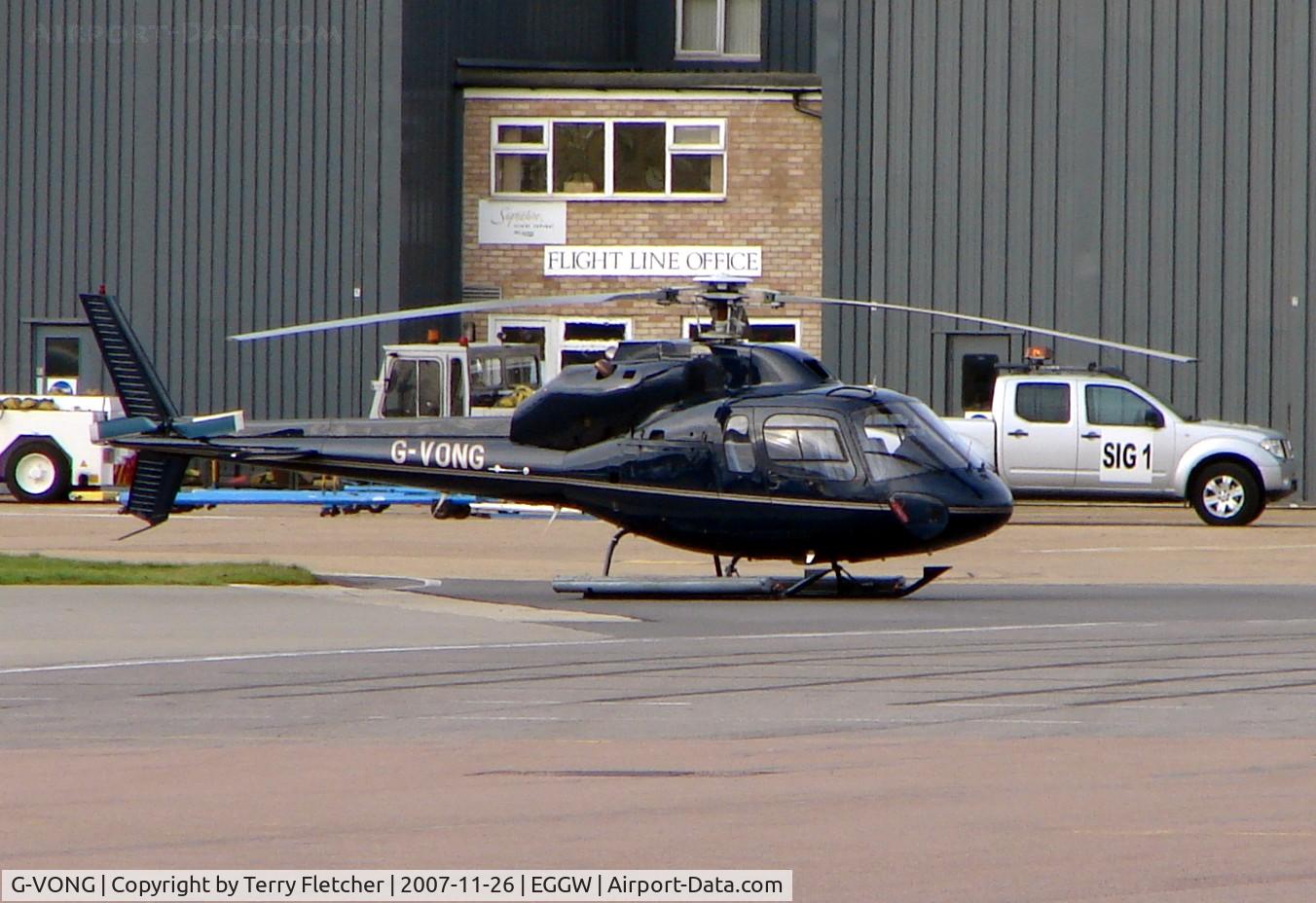 G-VONG, 1985 Aerospatiale AS-355F-1 Twin Ecureuil C/N 5327, This helicopter uses callsign 'Premier 18'