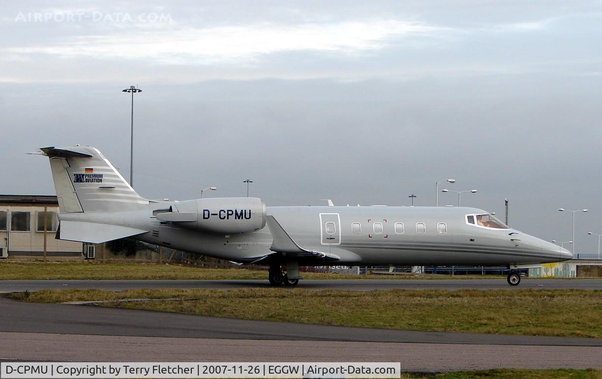 D-CPMU, 1994 Learjet 60 C/N 60-032, German Lear 60 taxies out for departure