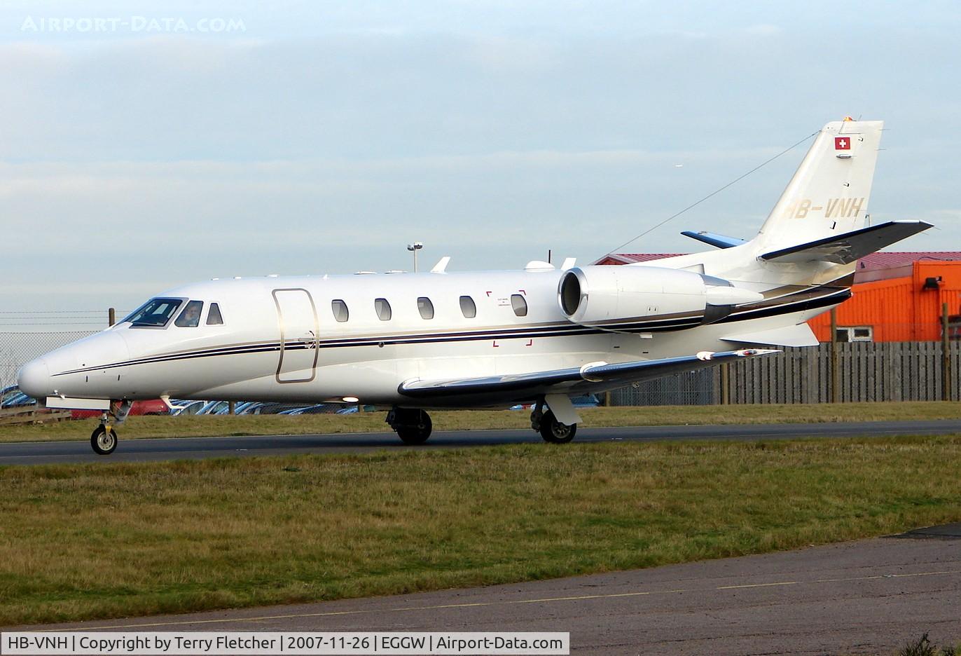 HB-VNH, 2001 Cessna 560XL Citation Excel C/N 560-5172, This Citation Excel uses callsign 'Swissjet'