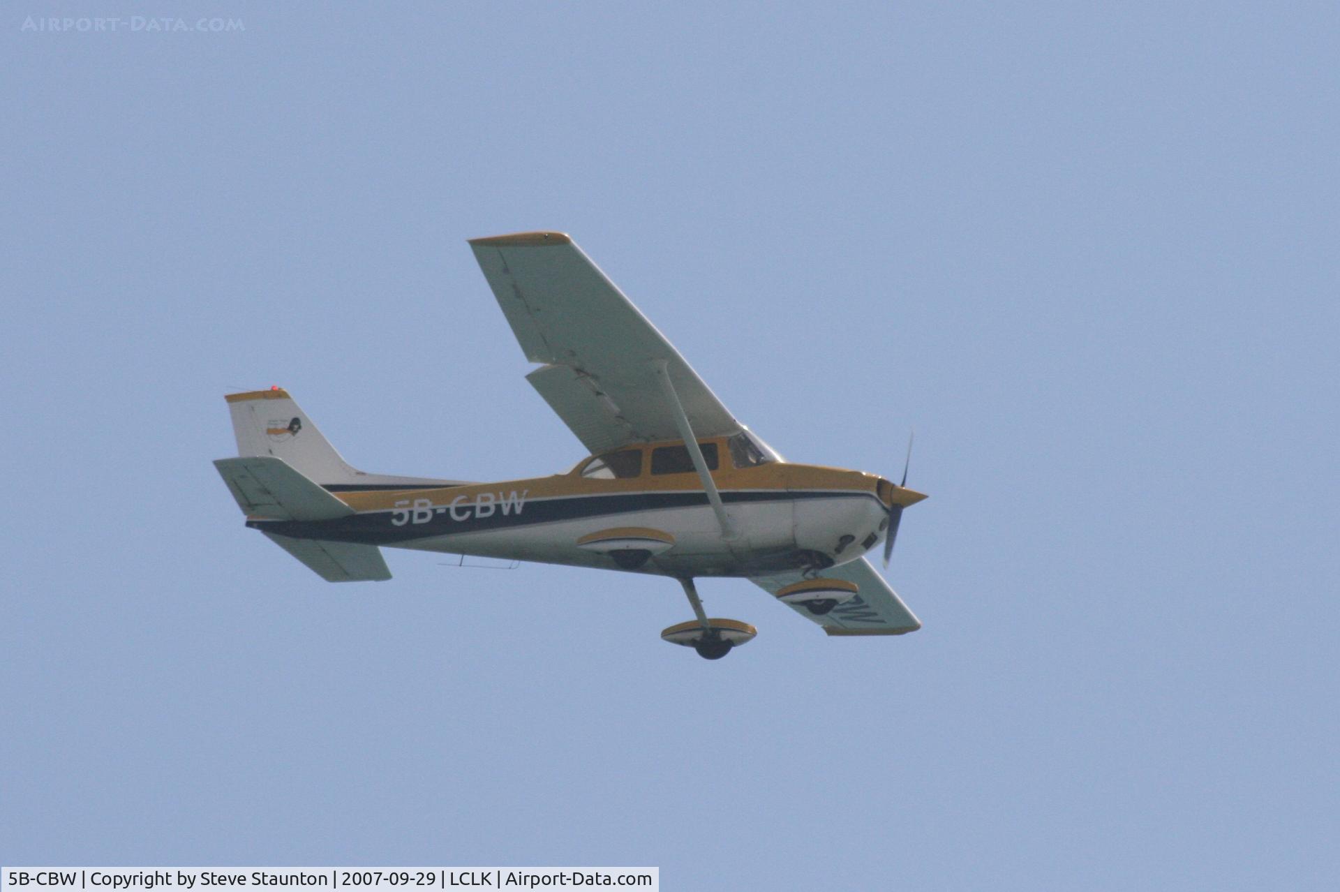 5B-CBW, Reims Cessna F172M C/N 0999, Taken on a beach in Larnaca 29th September 2007