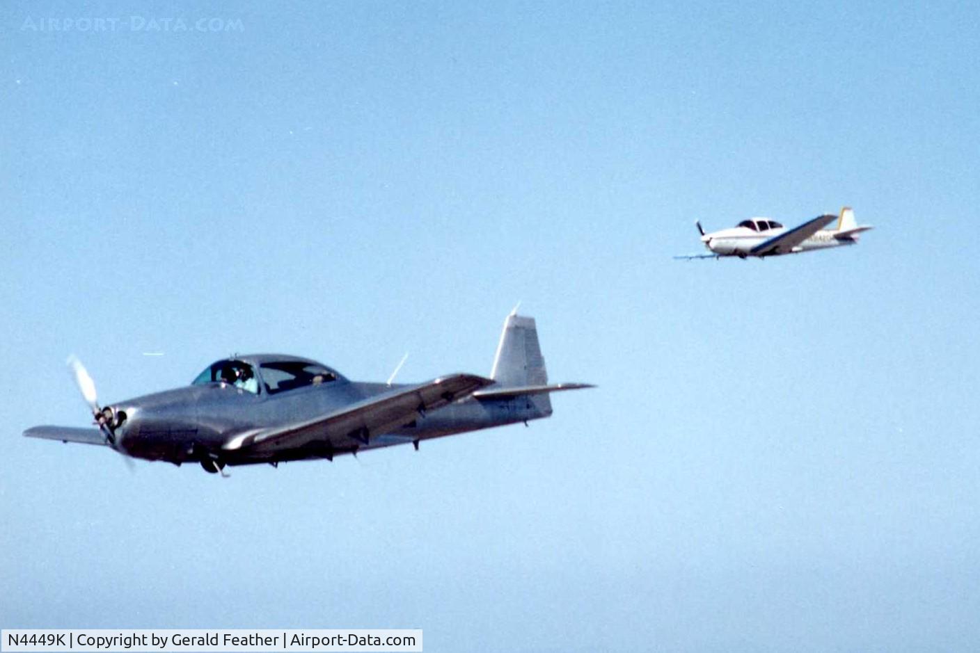 N4449K, 1948 Ryan Navion C/N NAV-4-1449, Formation flying - 49K is the close one.