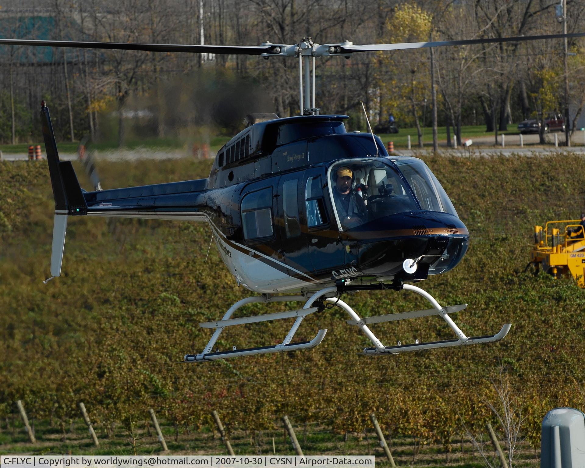 C-FLYC, 1980 Bell 206L-1 LongRanger II C/N 45478, Longranger