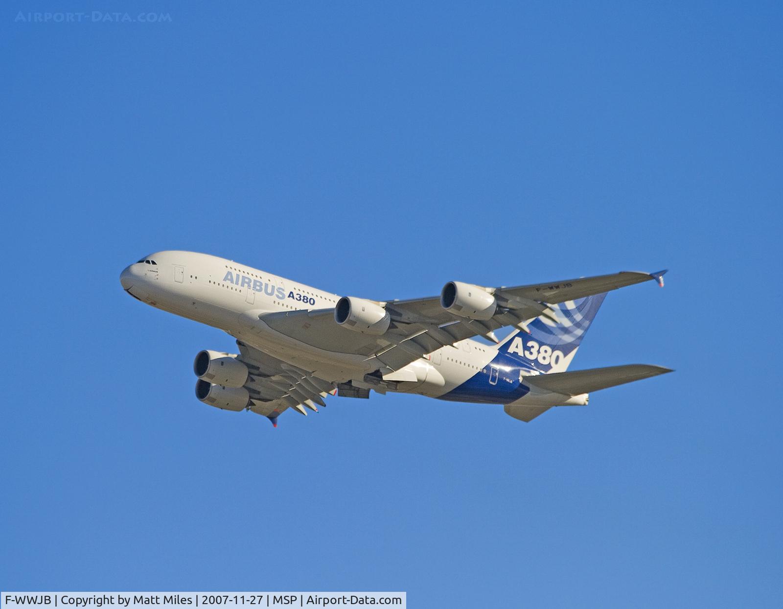 F-WWJB, 2006 Airbus A380-861 C/N 007, Departing runway 30L in less than 4500 feet!!!